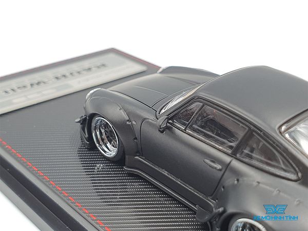 Xe Mô Hình Porsche RWB 993 1:64 Ignition Model ( Đen Nhám )