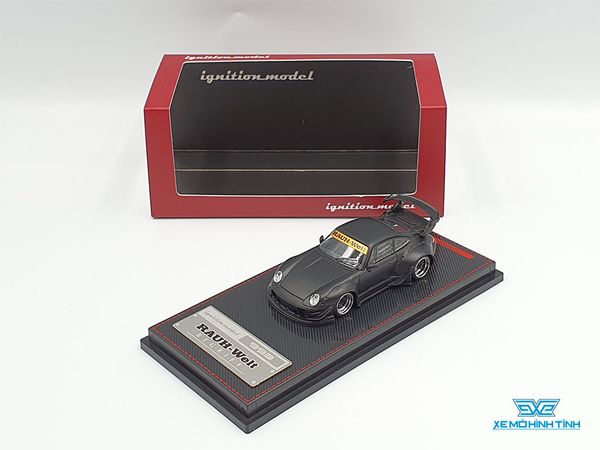 Xe Mô Hình Porsche RWB 993 1:64 Ignition Model ( Đen Nhám )