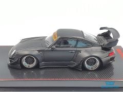 Xe Mô Hình Porsche RWB 993 1:64 Ignition Model ( Đen Nhám )