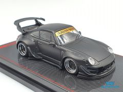 Xe Mô Hình Porsche RWB 993 1:64 Ignition Model ( Đen Nhám )