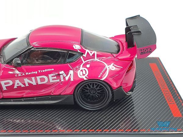 Xe Mô Hình Toyota Pandem Supra ( A90 ) 1:64 Ignition Model ( Hồng )