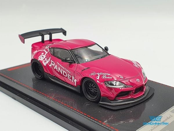 Xe Mô Hình Toyota Pandem Supra ( A90 ) 1:64 Ignition Model ( Hồng )