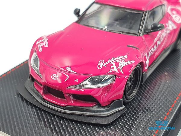 Xe Mô Hình Toyota Pandem Supra ( A90 ) 1:64 Ignition Model ( Hồng )