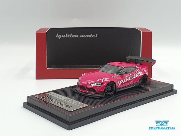 Xe Mô Hình Toyota Pandem Supra ( A90 ) 1:64 Ignition Model ( Hồng )