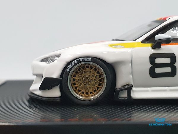 Xe Mô Hình Pandem Toyota 86 V3 1:64 Ignition Models ( Trắng )