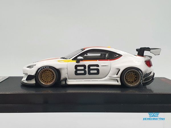 Xe Mô Hình Pandem Toyota 86 V3 1:64 Ignition Models ( Trắng )