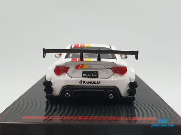 Xe Mô Hình Pandem Toyota 86 V3 1:64 Ignition Models ( Trắng )