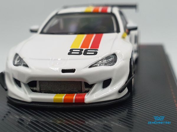 Xe Mô Hình Pandem Toyota 86 V3 1:64 Ignition Models ( Trắng )