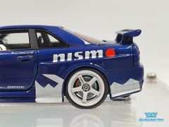 Xe Mô Hình Nismo R34 GT-R R-tune Launch Ver.Tas 1:64 Ignition Model (Xanh)