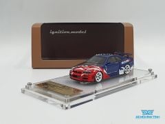 Xe Mô Hình Nismo R34 GT-R R-tune Launch Ver.Tas 1:64 Ignition Model (Xanh)