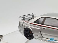 Xe Mô Hình Nismo R34 GT-R R-tune 1:64 Ignition Model (Bạc)