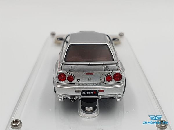 Xe Mô Hình Nismo R34 GT-R R-tune 1:64 Ignition Model (Bạc)