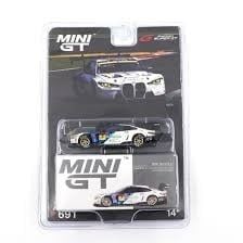 Xe Mô Hình BMW M4 GT3 Studie 1:64 MiniGT ( Trắng #7 )