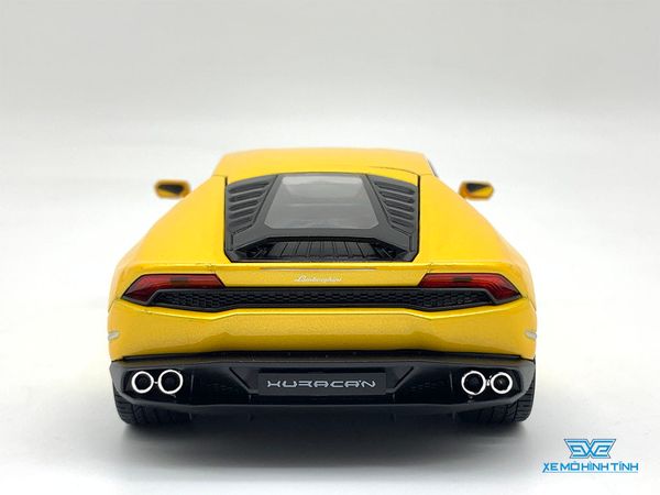 Xe Mô Hình Lamborghini Huracan 1:24 Welly (Vàng)