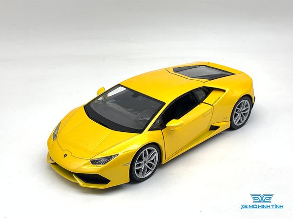 Xe Mô Hình Lamborghini Huracan 1:24 Welly (Vàng)