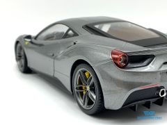 XE MÔ HÌNH FERRARI 488 GTB 1:18 BBURAGO SIGTATURE SERIES (XÁM)