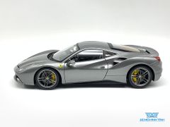 Xe Mô Hình Ferrari 488 Gtb 1:18 Bburago Sigtature Series (Xám)