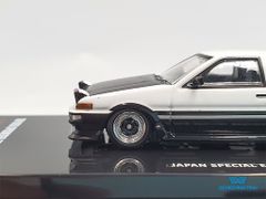 Xe Mô Hình Toyota Sprinter Trueno AE86 White/Black With Extra Wheels Japan Specil Edition 1:64 Inno Model (Trắng)