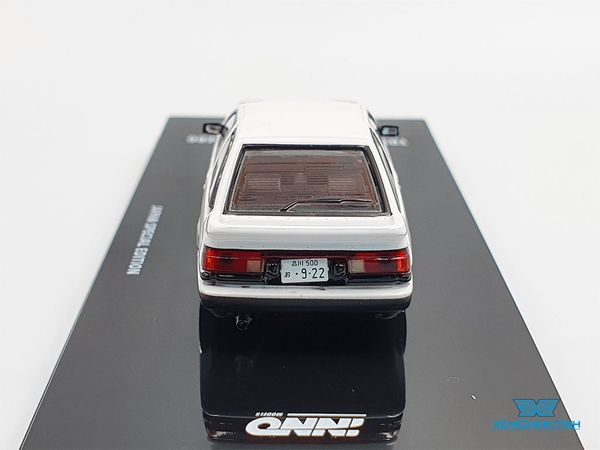 Xe Mô Hình Toyota Sprinter Trueno AE86 White/Black With Extra Wheels Japan Specil Edition 1:64 Inno Model (Trắng)