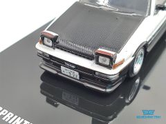 Xe Mô Hình Toyota Sprinter Trueno AE86 White/Black With Extra Wheels Japan Specil Edition 1:64 Inno Model (Trắng)