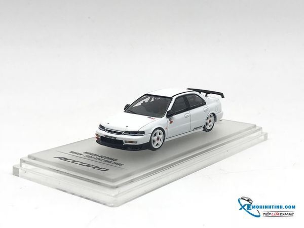 Xe Mô Hình Honda Accord JTCC- Mugen Test Car 1996 1:64 Inno Model ( Trắng )