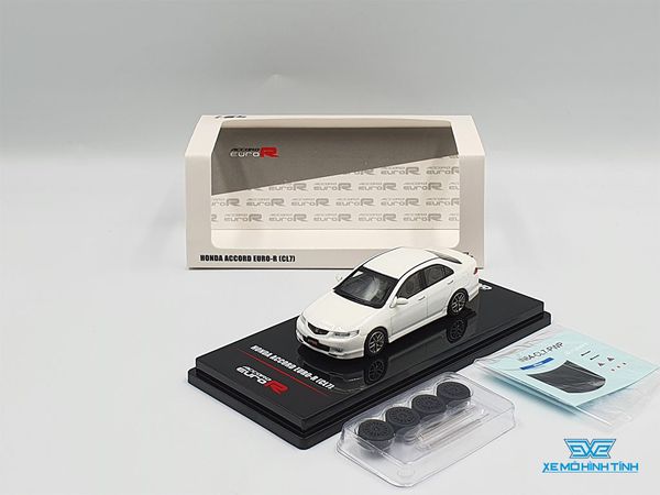 Xe Mô Hình Honda Accord Euro-R (CL7) 1:64 Inno Model ( Trắng )