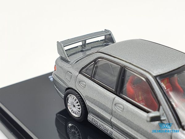 Xe Mô Hình Mitsubishi Lancer Evolution III GSR 1:64 Inno Models ( Xám)