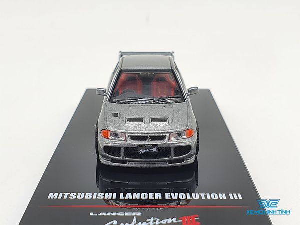 Xe Mô Hình Mitsubishi Lancer Evolution III GSR 1:64 Inno Models ( Xám)