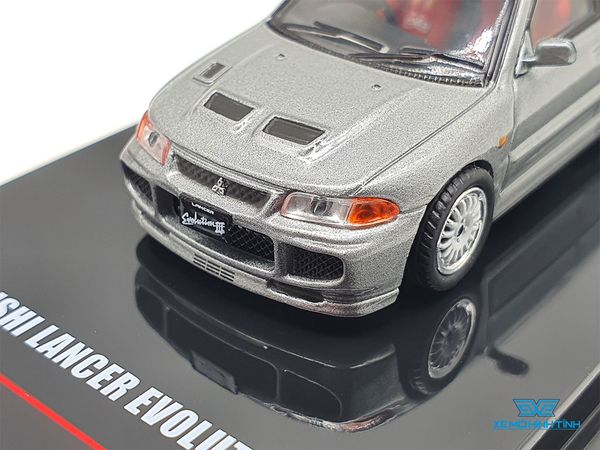 Xe Mô Hình Mitsubishi Lancer Evolution III GSR 1:64 Inno Models ( Xám)