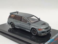 Xe Mô Hình Mitsubishi Lancer Evolution IX Wagon Medium 1:64 Inno ( Xám )