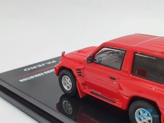 Xe Mô Hình Mitsubishi Pajero Evolution White With Extra Wheels 1:64 Inno Model (Đỏ)