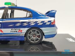 Xe Mô Hình Honda Civic Type-r FD2 Twin Ring Motegl Safety Car 2014 1:64 Inno Models (Xanh)