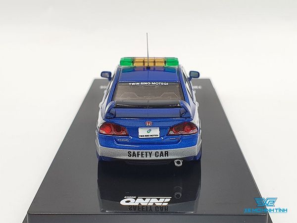 Xe Mô Hình Honda Civic Type-r FD2 Twin Ring Motegl Safety Car 2014 1:64 Inno Models (Xanh)