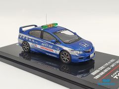 Xe Mô Hình Honda Civic Type-r FD2 Twin Ring Motegl Safety Car 2014 1:64 Inno Models (Xanh)