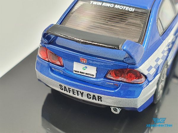 Xe Mô Hình Honda Civic Type-r FD2 Twin Ring Motegl Safety Car 2014 1:64 Inno Models (Xanh)