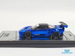 Xe Mô Hình Honda NSX (NA) Rocket Bunny V2 Aero Chrome Blue 1:64 Inno Model (Xanh)