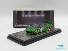 Xe Mô Hình Honda NSX (NA) Rocket Bunny V2 AERO 1:64 Inno Model ( Xanh Lá )