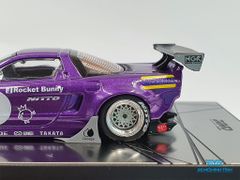 Xe Mô Hình Honda NSX (NA) Rocket Bunny V2 Aero Metallic Purple 1:64 Inno Model (Tím)
