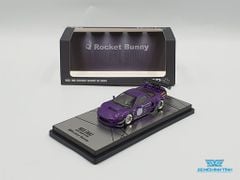 Xe Mô Hình Honda NSX (NA) Rocket Bunny V2 Aero Metallic Purple 1:64 Inno Model (Tím)