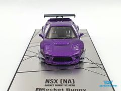 Xe Mô Hình Honda NSX (NA) Rocket Bunny V2 Aero Metallic Purple 1:64 Inno Model (Tím)