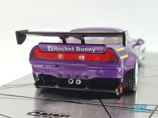 Xe Mô Hình Honda NSX (NA) Rocket Bunny V2 Aero Metallic Purple 1:64 Inno Model (Tím)