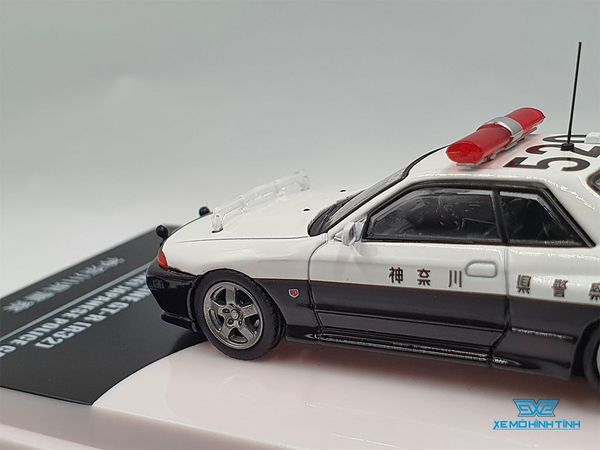 Xe Mô Hình Nissan Skyline GT-R (R32) Kanagawa-Kenkei Japanese 1:64 Inno Model ( Police )