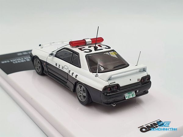 Xe Mô Hình Nissan Skyline GT-R (R32) Kanagawa-Kenkei Japanese 1:64 Inno Model ( Police )