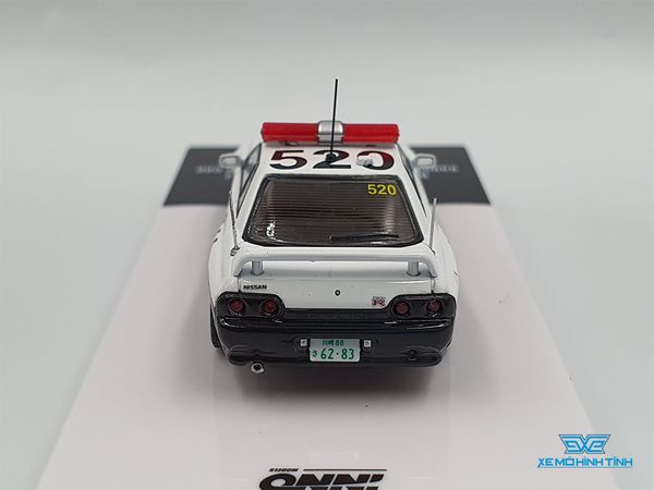 Xe Mô Hình Nissan Skyline GT-R (R32) Kanagawa-Kenkei Japanese 1:64 Inno Model ( Police )