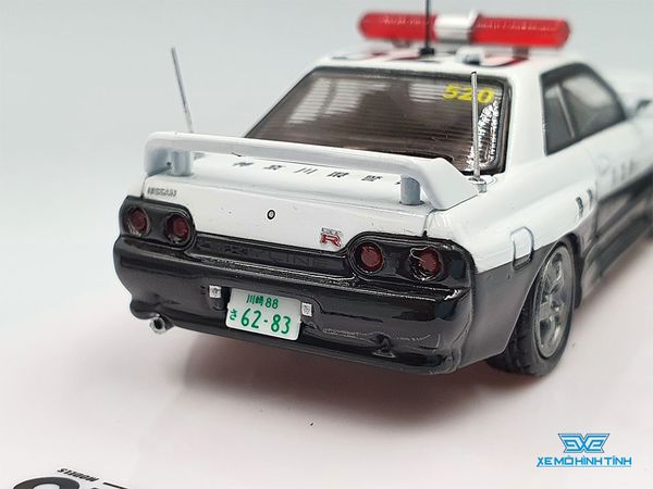 Xe Mô Hình Nissan Skyline GT-R (R32) Kanagawa-Kenkei Japanese 1:64 Inno Model ( Police )