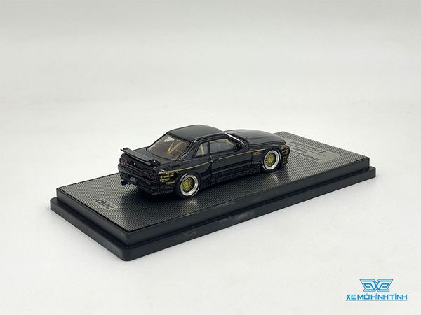 Xe Mô Hình Nissan Skyline GT-R R32 Pandem 1:64 Inno Model ( Đen )