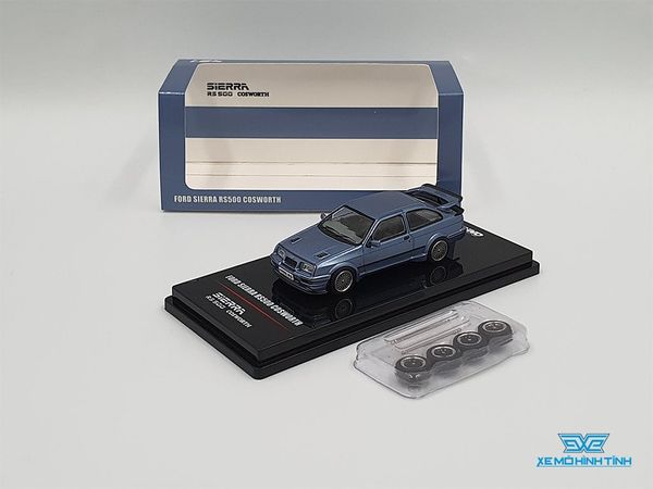 Xe Mô Hình Ford Sierra RS500 Cosworth 1986 Moonstone 1:64 Inno Model ( Xanh )