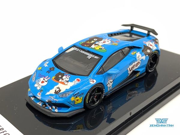 Xe Mô Hình Lamborghini Huracan Performante 1:64 JEC ( MeMe Xanh )