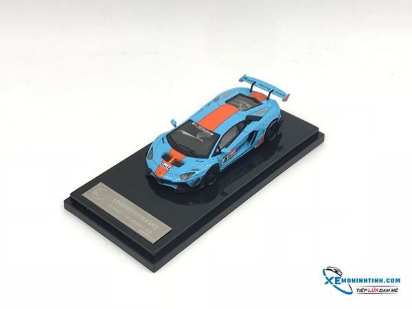 Xe Mô Hình Lamborghini Aventador LB Works 2.0 1:64 JEC ( Gulf )