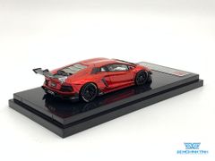 Xe Mô Hình Lamborghini Aventador LB 2.0 kèm Figure 1:64 Liberty Walk ( Đỏ )